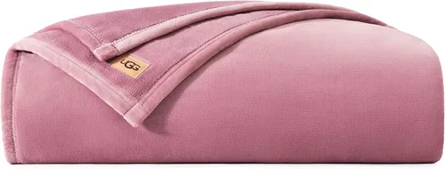 Vista 15 de UGG Coco - Manta acogedora para sofá y cama, 50 x 70 pulgadas, color negro (tinta)