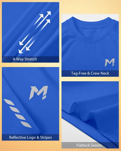 Vista 8 de Moozava Camiseta térmica de compresión para niños, manga larga, forro polar, para jóvenes, para fútbol, béisbol, fútbol, capa base