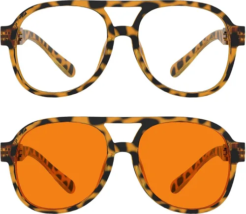 Vista 301 de Eyekepper Gafas de luz azul para hombre y mujer, paquete de 6 lentes Pilot Paquete de 6 color mezclado