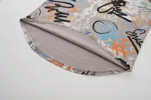 Vista 5 de Camiseta YININF Hipster Hip Hop de manga larga para hombre
