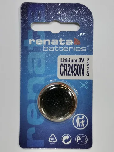 Vista 2 de 2 baterías de reloj Renata CR2450N 540mAh 3V de litio de celda de moneda