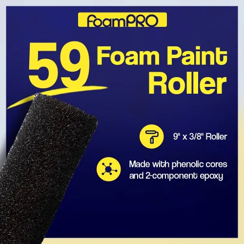 Vista 3 de FoamPRO Rodillo de pintura de espuma 59, 9" x 3/8