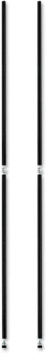 Vista 3 de Alera ALE Postes apilables para estanterías de alambre, 36 "de alto, negro (paquete de 4)