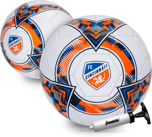 Vista 26 de Franklin Sports Pelotas de fútbol oficiales del equipo MLS - Balones de fútbol oficiales tamaño 5 - Balón de fútbol de tamaño y peso reglamentario