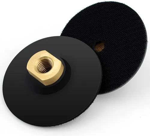 Vista 8 de Almohadilla trasera de goma de 3 pulgadas para amoladora angular, almohadilla de respaldo extra flexible de gancho y bucle de 5/8"-11