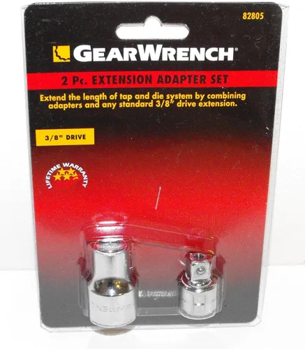Vista 2 de GEARWRENCH Juego de adaptadores de extensión de llave y troquel de 2 piezas de 3/8" - 82805