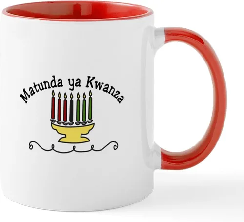 Vista 27 de CafePress Celebrate Kwanzaa - Taza de café de cerámica de 11 oz (11.0 fl oz)