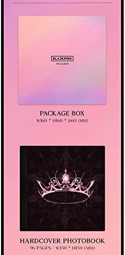Vista 3 de Blackpink 1er álbum completo The Album (versión 4) (incluye juego de tarjeta fotográfica transparente Blackpink)