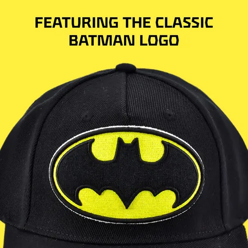 Vista 3 de DC Comics Batman Baseball Hat, Adjustable Cap, One