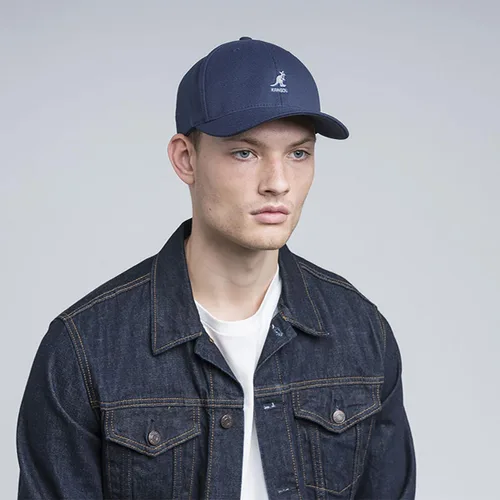Vista 8 de Kangol Gorra de béisbol de lana Flexfit para hombre, mujer Azul oscuro