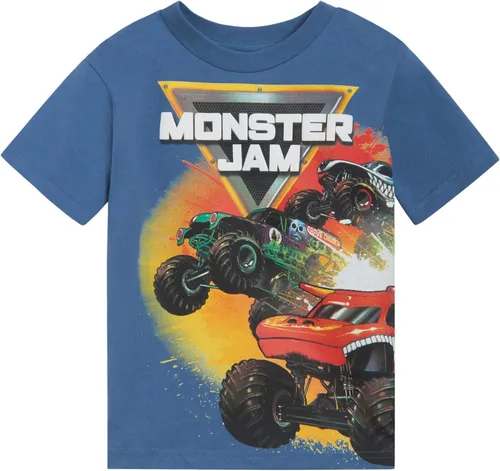 Vista 7 de Monster Jam Paquete de 3 camisetas de algodón de manga corta para niños