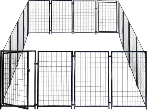 Vista 10 de ALEKO jaula para perro o gato, resistente, corralito, cerca para gallinero, 5 pies x 5 pies x 4 pies