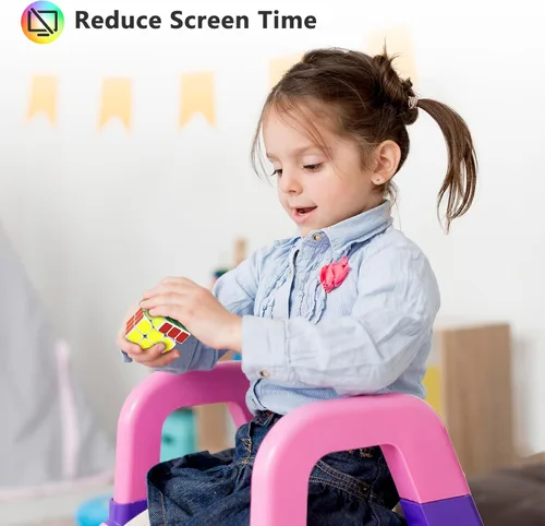 Vista 5 de Vdealen Juego de cubos de velocidad 3x3x3, paquete de 6 cubos de velocidad, juego de cubos mágicos a granel, premio para aulas escolares, regalos