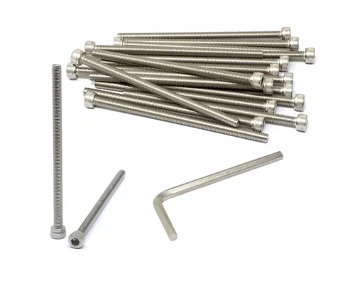 Vista 91 de iexcell Kit de tornillos de cabeza hexagonal de acero inoxidable 304, 100 unidades M2 x 0.157 in, paso de rosca de 0.016 in