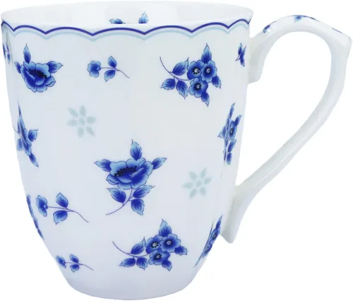 Vista 14 de Tazas de Café Lindas de 14oz para Mujeres Tazas Lindas Porcelana de Hueso Taza de Café Floral Tazas de Té para Mamá Mujeres Regalos de Cumpleaños