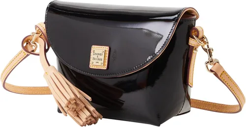 Vista 2 de Dooney & Bourke Bolso bandolera de charol para sillín