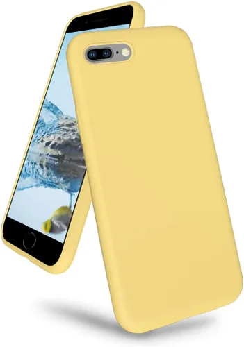 Vista 10 de Funda compatible con iPhone 8 Plus/7 Plus (5.5 pulgadas), [protección contra caídas] [arañazos] de silicona líquida a prueba de golpes, antihuellas