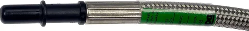 Vista 4 de Dorman 819-814 Línea de combustible trenzada de acero inoxidable flexible frontal compatible con modelos seleccionados (OE FIX)