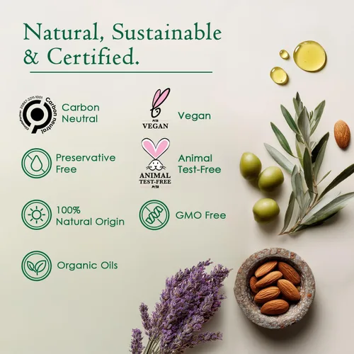 Vista 4 de Ancient Greek Remedy Set de regalo de spa orgánico – Aceite corporal, hidratante facial, bálsamo de pies y 2 barras de jabón – Cesta de regalo