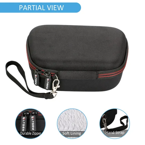 Vista 3 de LTGEM EVA Hard Case for Xbox OneXbox One SXbox One X Controller, Mesh Pocket Fits Plug & Cables - Travel Carrying Portable Storage Bag