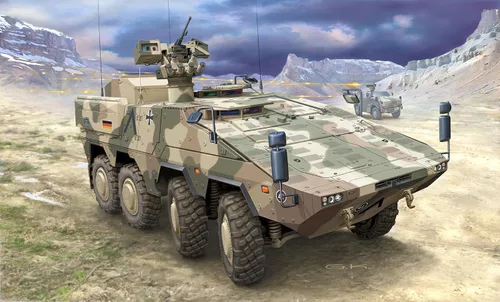 Vista 4 de Revell Germany 1/72 GTK Boxer FUFZ A1 Modelo Kit