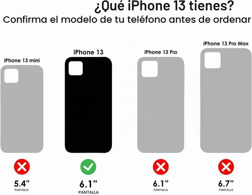 Vista 2 de OtterBox Defender Series - Funda de repuesto para iPhone 13 (no Mini/Pro/Pro Max), color negro, no para uso independiente