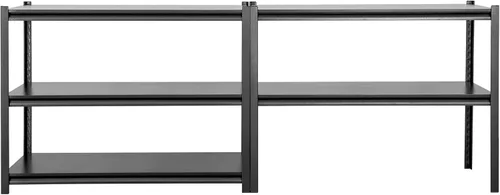 Vista 4 de Hzdbhd Estantería de garaje de 24 pulgadas de profundidad x 48 pulgadas de ancho x 72 pulgadas de alto, estantes de almacenamiento resistentes