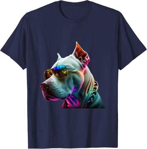 Vista 72 de Dogo Argentino Dogs Dogo Argentinos Camiseta, Negro