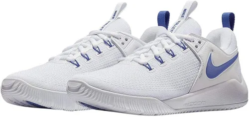 Vista 3 de Nike Mujeres Zoom Hyperace 2 Entrenadores con encaje, zapatos para voleibol., Azul, 8