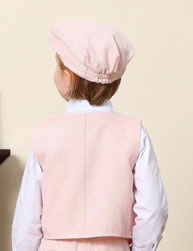 Vista 3 de A&J DESIGN Boina de tweed vintage para bebé niño