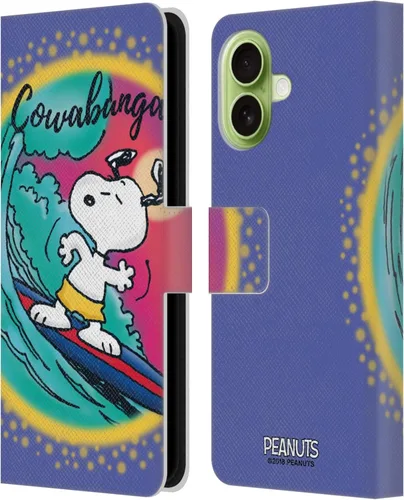 Vista 94 de Head Case Designs Funda de piel con licencia oficial de Peanuts Beach Surf Snoopy Boardwalk Airbrush compatible con Apple iPhone 11