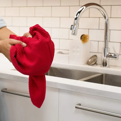 Vista 37 de Now Designs Ripple - Juego de 2 toallas de cocina, color negro
