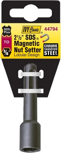 Vista 3 de IVY Classic 44794 3/8 x 2-1/2" SDS-Plus fijador de tuercas magnéticas, Impact Plus, 1/tarjeta
