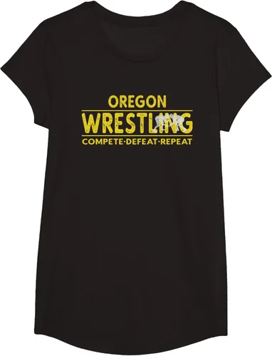 Vista 5 de Oregon Wrestling - Camiseta para competir, derrota, repetir