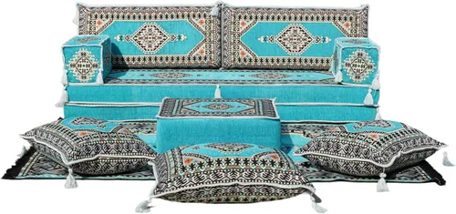 Vista 55 de arabicsofa Sofá de piso árabe Jalsa - Sofá tradicional hecho a mano para sala de estar