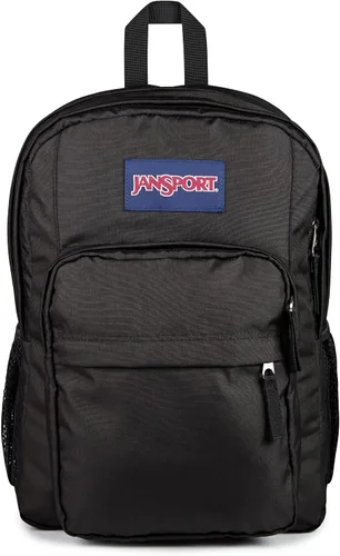 Vista 13 de JanSport Mochila Big Plans, Afflicted Black/Charcoal/Dk Grey, Grandes Planes