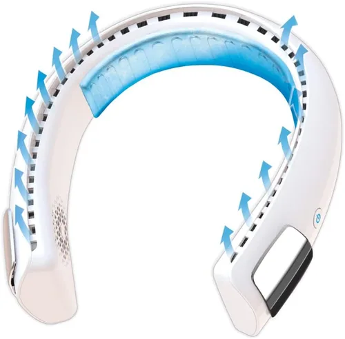 Vista 9 de Arctic Air Freedom Ultra - Ventilador de cuello de 3 velocidades, ventilador pequeño para uso en exteriores e interiores, ventilador recargable por