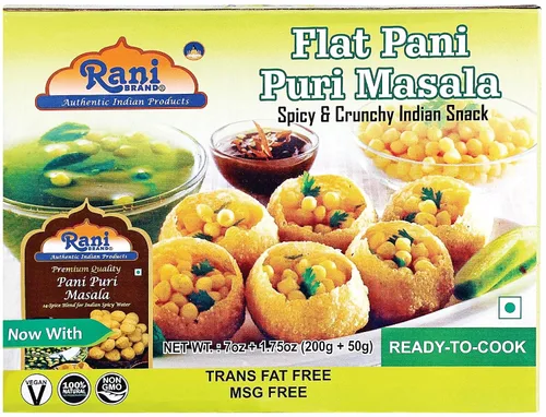 Vista 18 de Rani Pani Puri - Monedas de 7 onzas (7.05 oz) 80-85 monedas ~ Monedas de trigo y sémola sin cocer, aptas para microondas, totalmente naturales