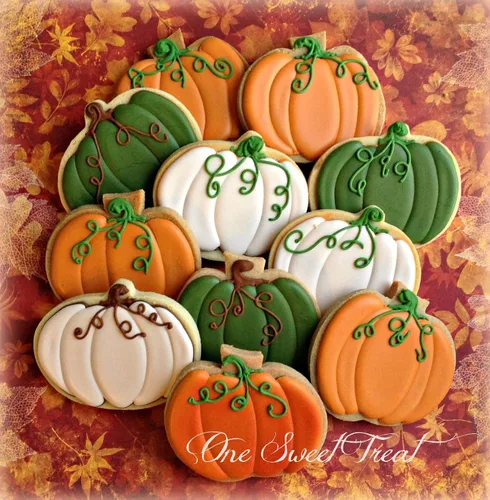 Vista 4 de Juego de cortadores de galletas de calabaza, 4 pulgadas, 3.22 pulgadas, 2 pulgadas, cortadores de galletas grandes para otoño, Halloween, Acción