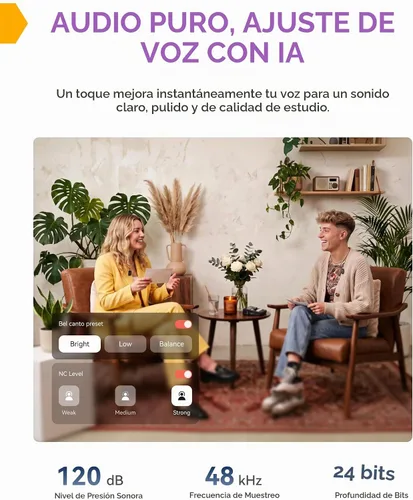 Vista 3 de Hollyland Lark A2 Solo (1TX+1USBC RX) Micrófono inalámbrico para iPhone