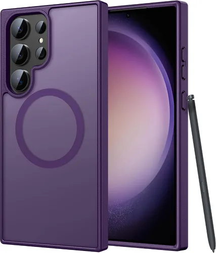 Vista 264 de FNTCASE - Funda para iPhone 16 Pro: magnética, mate, translúcida, de grado militar, protectora contra caídas, resistente, fina, duradera y a prueba