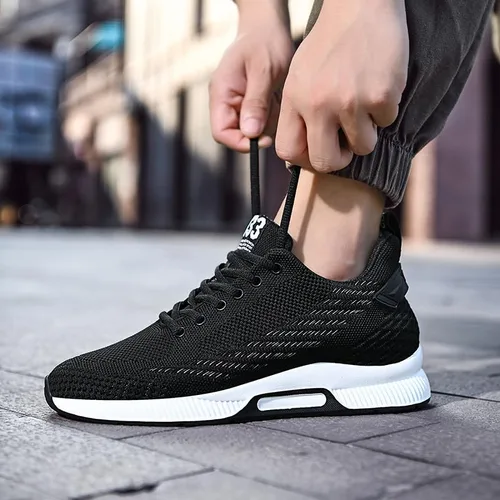 Vista 5 de CERYTHRINA Zapatillas de deporte para hombre Zapatos deportivos invisibles de altura que aumentan 2.36 pulgadas más altos zapatos de ascensor