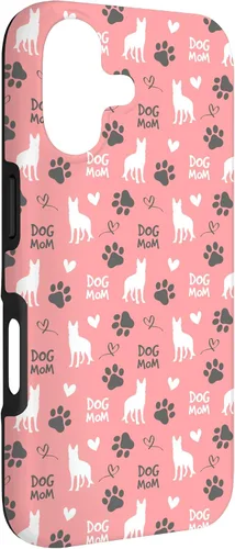 Vista 3 de German Shepherd Mom Pink Women Gift Case for iPhone 17