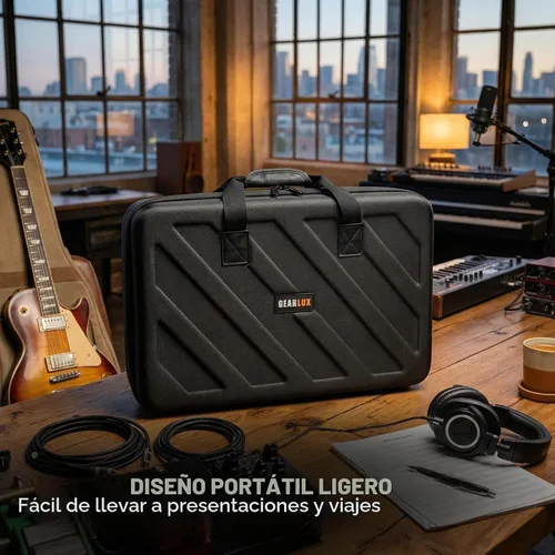 Vista 5 de Gearlux Carcasa rígida para controlador de DJ para Pioneer DDJ-FLX4