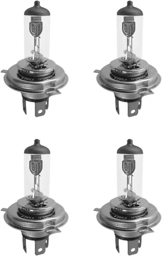 Vista 9 de Parts N Go - Faros delanteros de conversión rectangulares 4 x 6 de halogéno H4, juego de bombillas - H4656, H4651