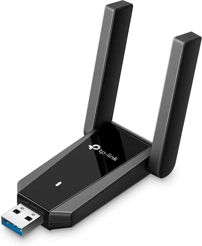 Vista 9 de TP-Link Adaptador de WiFi USB AC600 para PC (Archer T2U PLUS) - Adaptador de red inalámbrica para escritorio con 2.4GHz, antena de doble banda