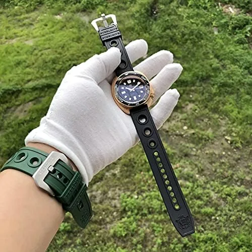 Vista 7 de SD1970S SD1970S CUSN8 Caja de bronce sólido Bisel de cerámica azul luminoso NH35 reloj automático de buceo de tortuga para hombres