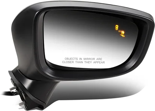 Vista 14 de DNA Motoring OEM-MR-MA1320181 Espejo de puerta lateral izquierdo con estilo de fábrica compatible con Mazda 3 14-15
