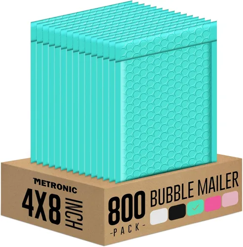 Vista 15 de Metronic Sobres de burbujas de 6 x 10 pulgadas, paquete de 100 sobres Azul