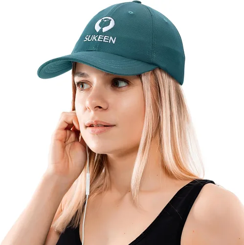Vista 3 de Sukeen Lightweight Cooling Hat Unisex, Quick Dry Sun Hats for Men, Adjustable Workout Hats Cooling Baseball Cap for Men Women